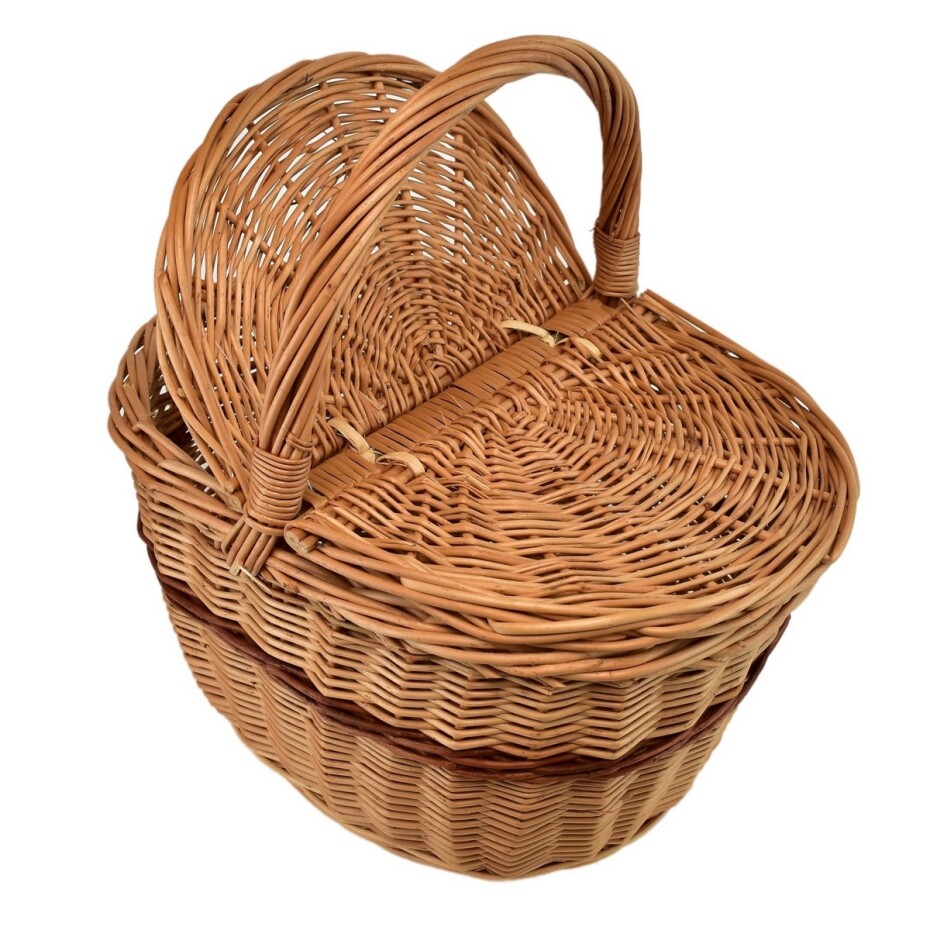 Proutěný koš Piknik ovál M, 36 x 26 cm - main (4)