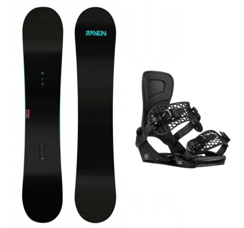 Raven Pure mint dámský snowboard + Gravity Rise black vázání - main (0)