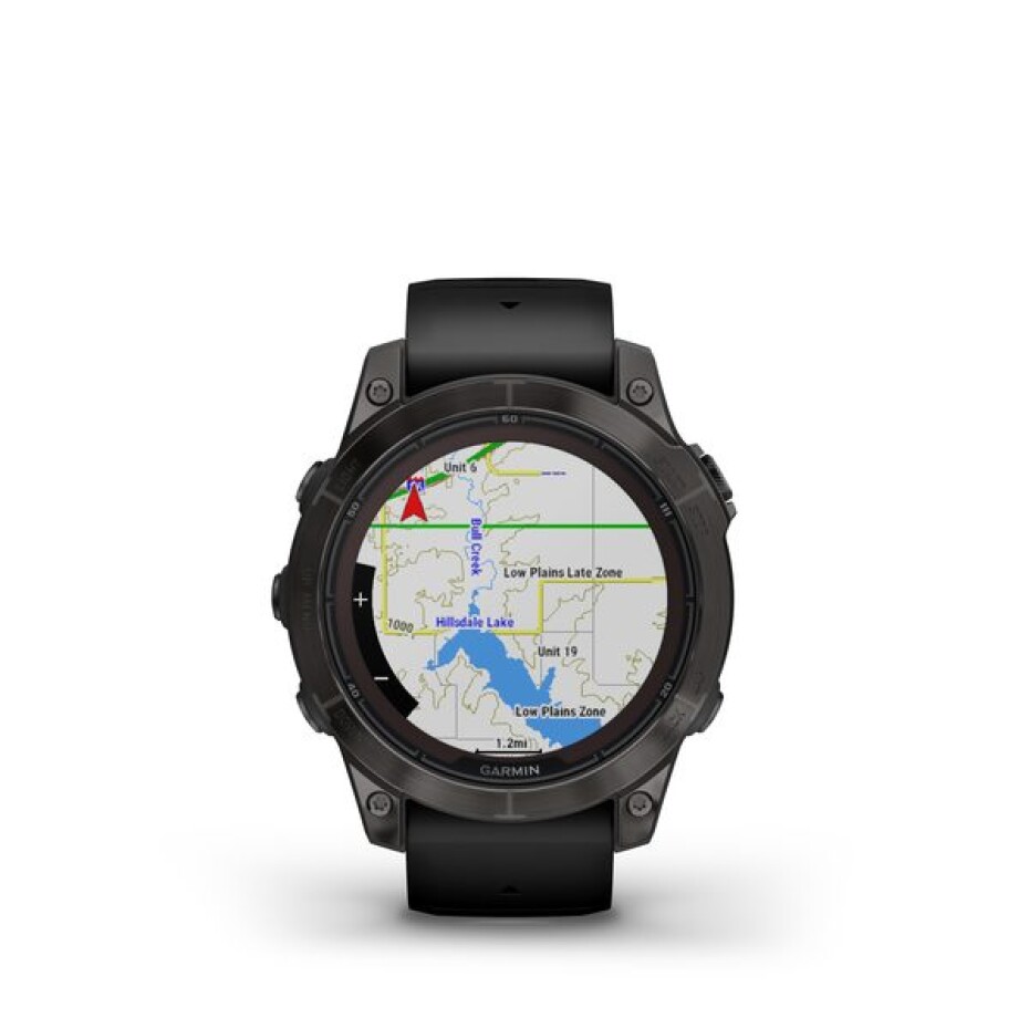 Garmin Fēnix 7 Pro Sapphire Solar Edition Carbon Gray DLC Titanium / Black Band - 010-02777-11 - main (3)