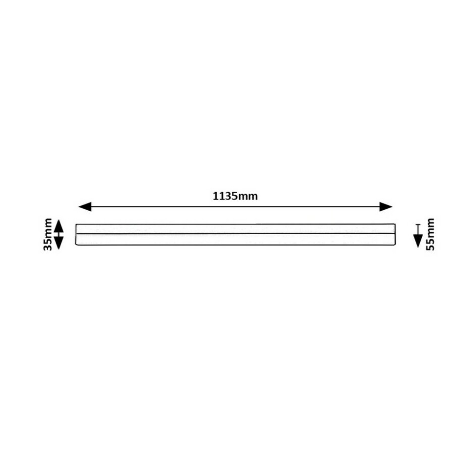 Rabalux 78051 podlinkové LED svítidlo Band 2, 113,5 cm, černá - main (4)