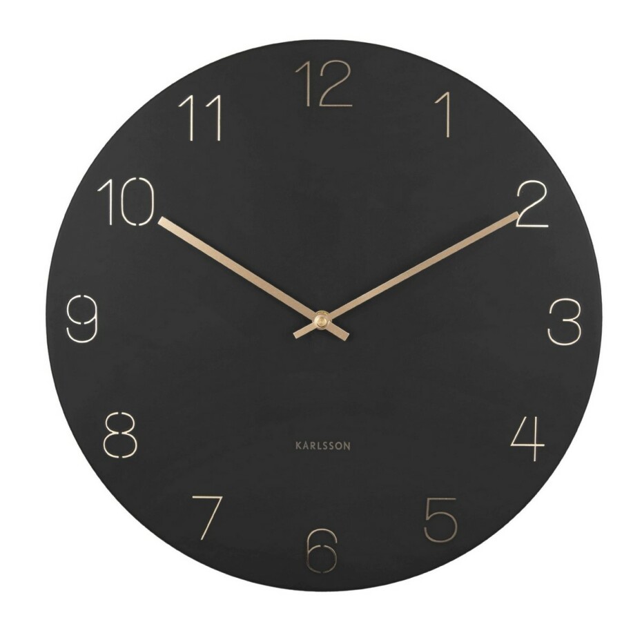 Karlsson 5762BK designové nástěnné hodiny, pr. 40 cm - main (0)