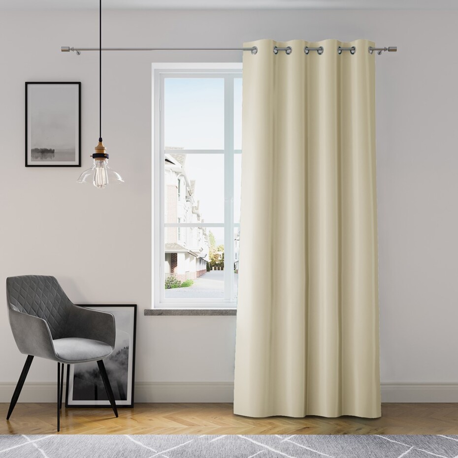 ArtFlhf Zatemňující závěs OXFORD EYELETS K | 140 x 250 cm Barva: Silver - main (3)