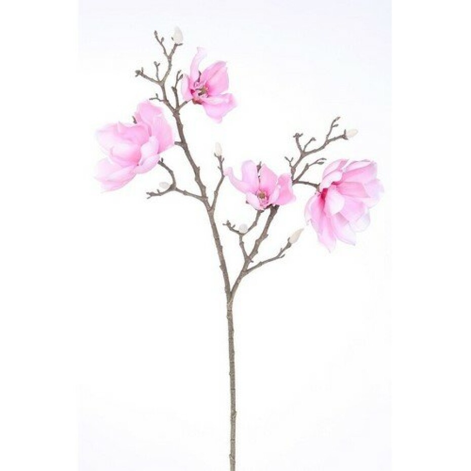 Umělá květina Magnolie světle růžová, 86 cm - main (0)