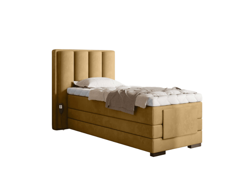 Artelta Manželská postel VEROS Boxspring | elektrická polohovatelná 90 x 200 cm Barva: Lukso 40 - main (13)
