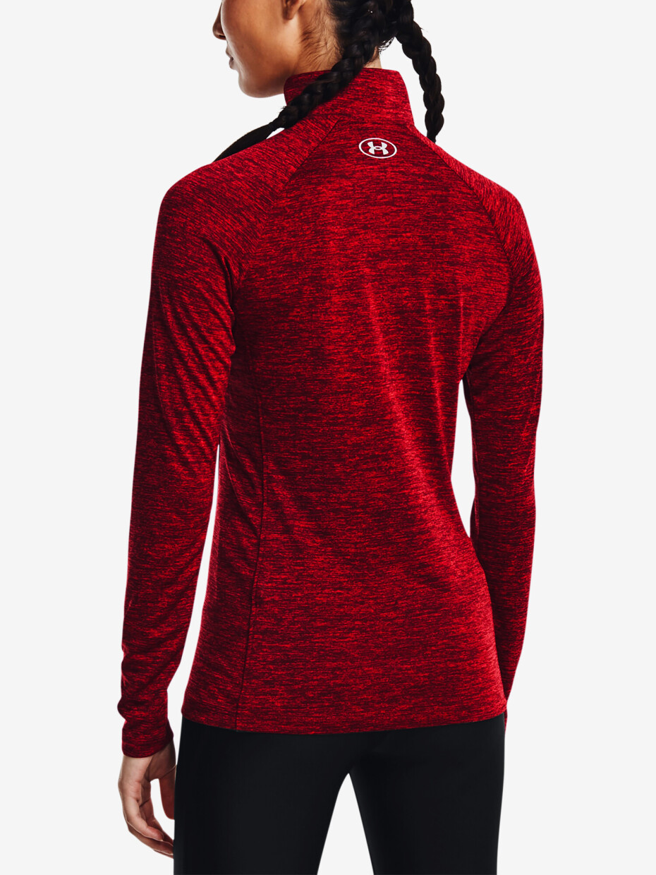 Under Armour Tech Twist LS Chestnut Red/Metallic Silver - main (5)