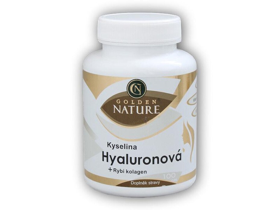 Golden Natur Kyselina Hyaluronová + Rybí kolagen + Vitamin C 100 kapslí - main (0)
