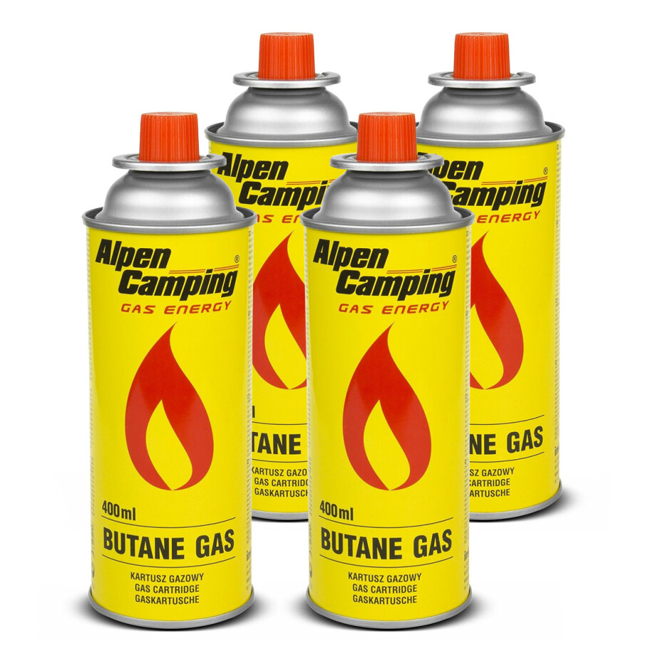 Plynová kartuše Alpen Camping 400 ml, 4 ks  - main (0)
