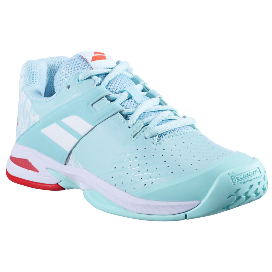 Dětská tenisová obuv Babolat Propulse All Court Junior Girl Yucca/White  EUR 40 - main (1)
