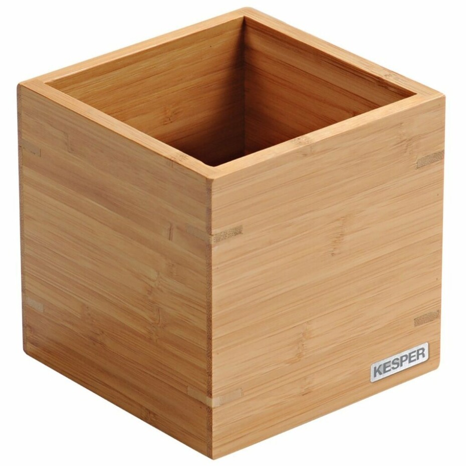 Kesper 58190 Univerzální bambusový box, 13 x 13 x 13 cm - main (0)