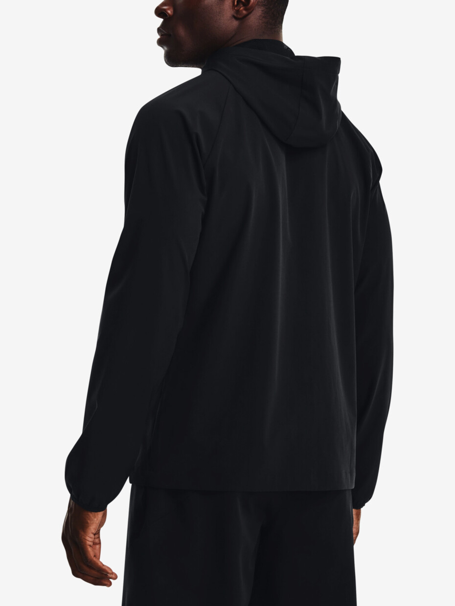 Pánská bunda Under Armour  Stretch Woven Windbreaker-BLK XXL - main (5)