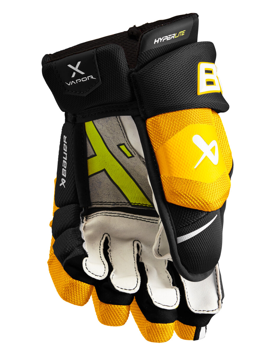 Hokejové rukavice Bauer Vapor Hyperlite - MTO Black/Gold Junior 11 palců - main (1)