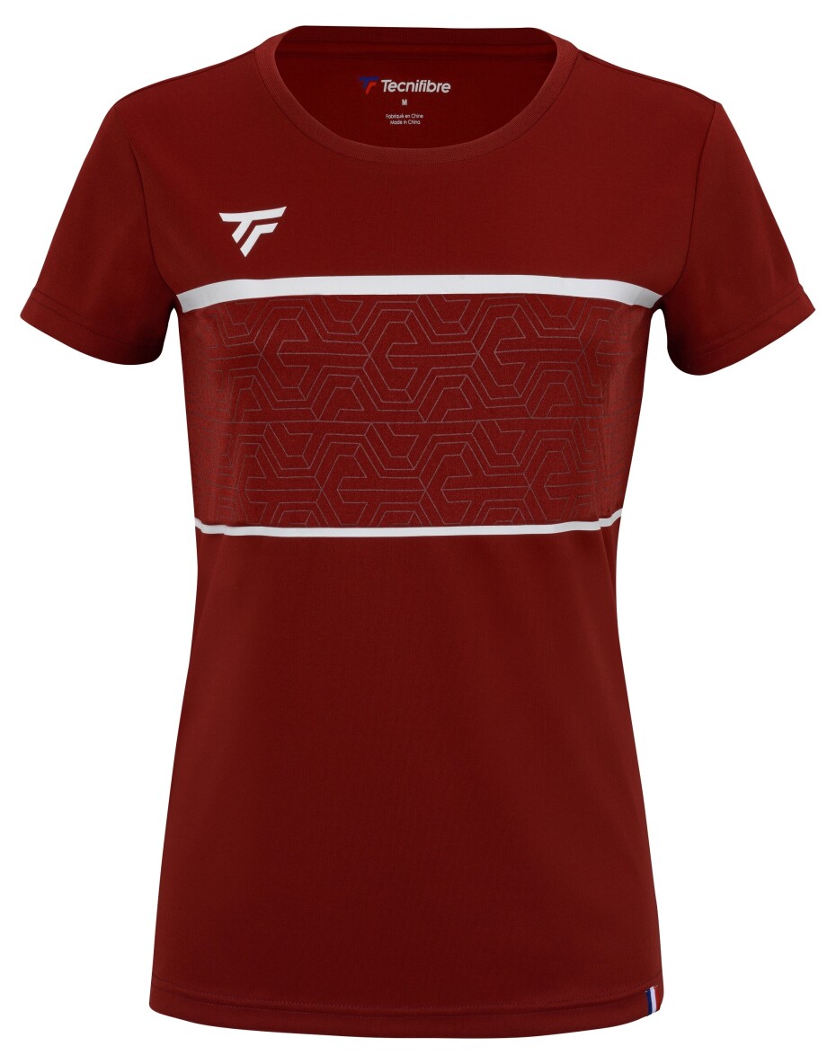 Dámské tričko Tecnifibre  Club Tech Tee Cardinal M - main (0)