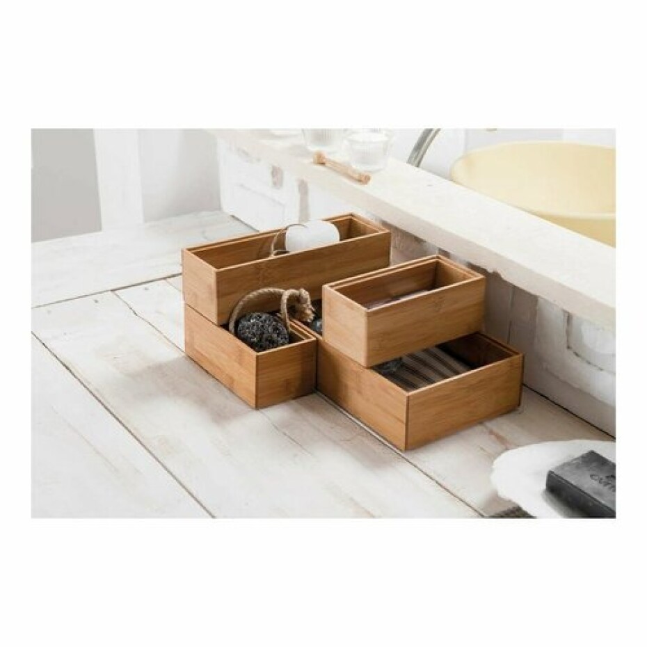 Compactor Úložný organizér Compactor Bamboo Box XXL - 30 x 15 x 6,5 cm, XXL - main (2)