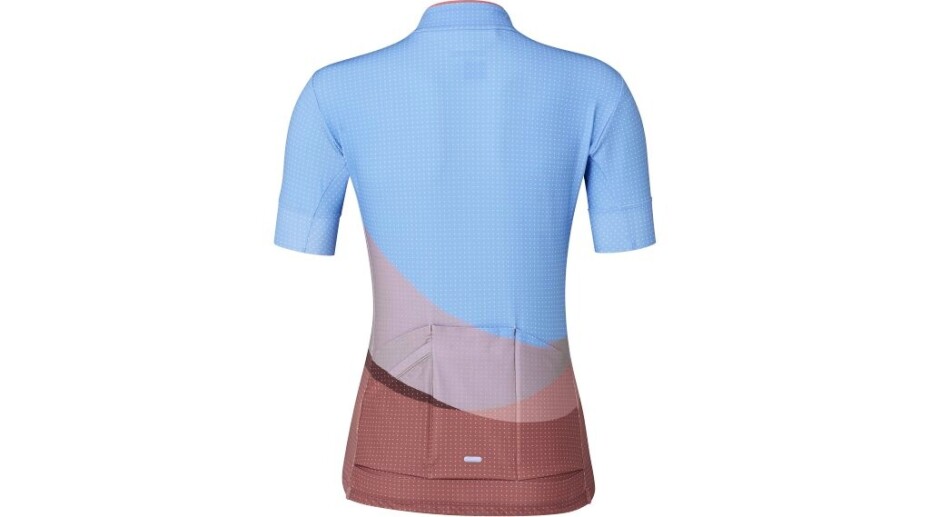 Dámský cyklistický dres Shimano  Sumire Jersey Blue/Orange L - main (1)