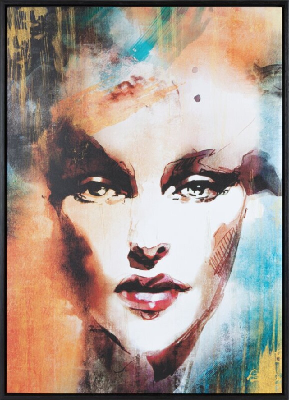 ArtFir Obraz WOMAN 637 | oranžová 50 x 70 cm - main (0)