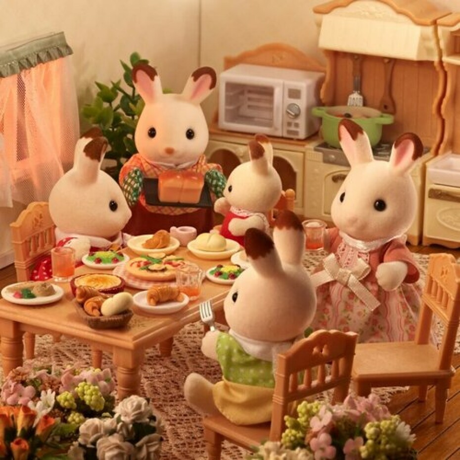 Sylvanian Families Rodina "chocolate" králíků, nová - main (1)