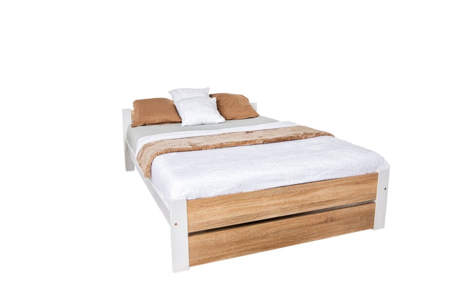 Elvisia Postel LEA s roštem | 90 x 200 cm Barva: Šedá - main (1)