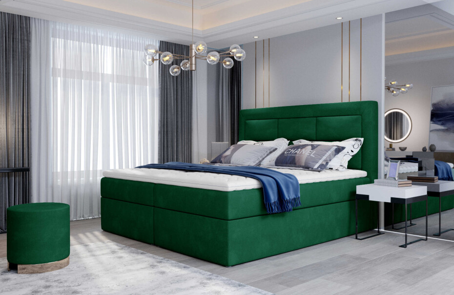 Artelta Manželská postel VIVRE Boxspring | 180 x 200 cm Barva VIVRE: Soft 17 - main (9)