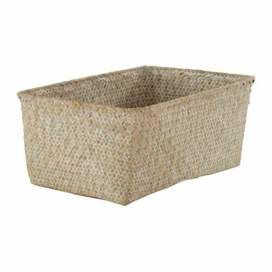 Compactor Úložný košík Compactor KITO - ručně pletený, 30 x 20 x 13 cm, béžový - main (0)