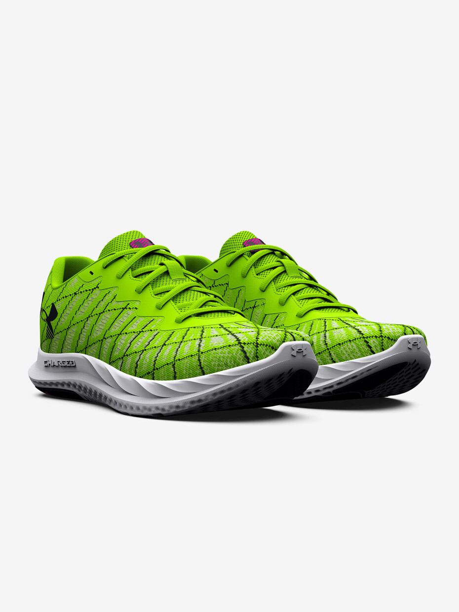 Under Armour Charged Breeze 2 pánská běžecká obuv světle zelená - main (3)