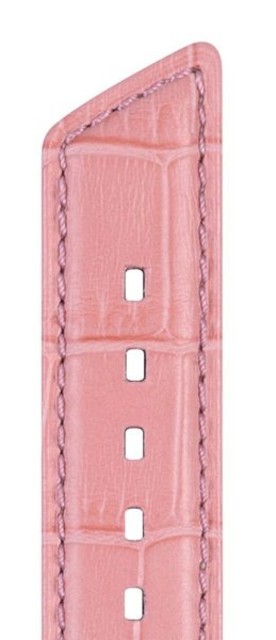 Řemínek Hirsch Princess - světle růžový - 20 mm - M – Střední délka - 18 mm - Stříbrná - main (0)