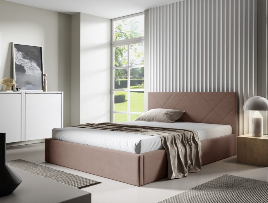ArtPK Manželská postel LUCY 05 | 160 x 200 cm Barva: Trinity 02 - main (16)