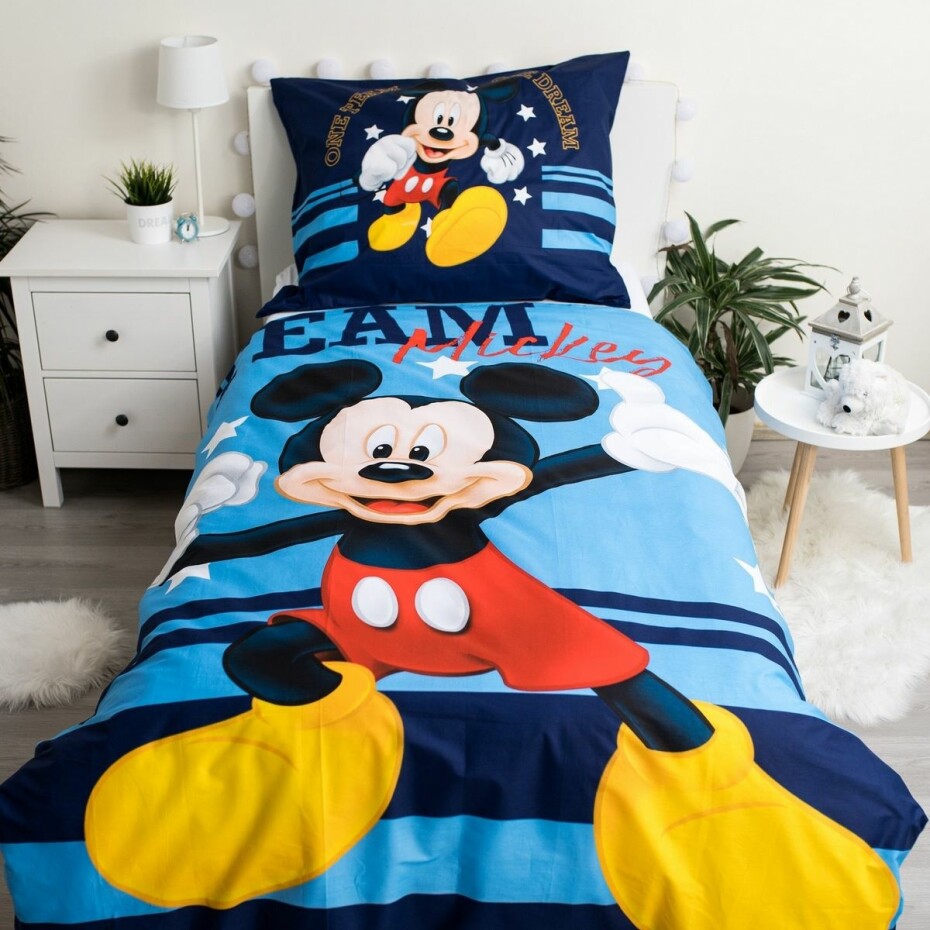 Jerry Fabrics Dětské bavlněné povlečení Mickey Team, 140 x 200 cm, 70 x 90 cm - main (1)
