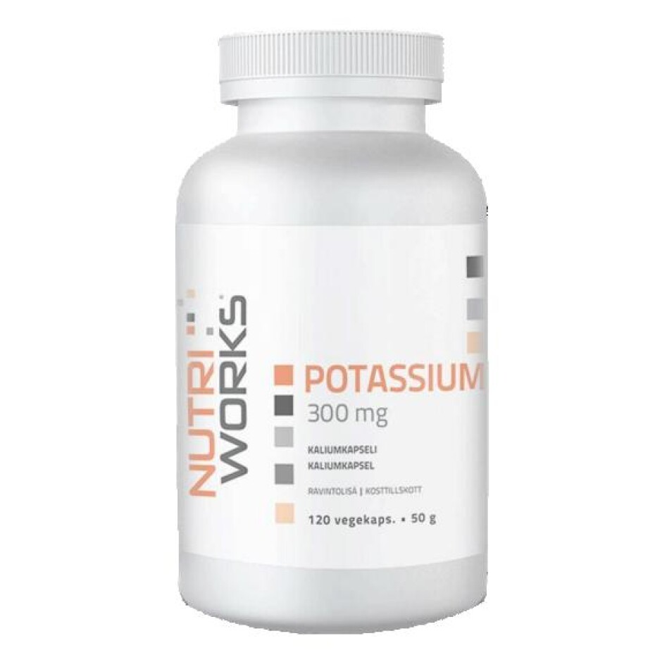 NutriWorks Potassium 300mg 120 kapslí - main (0)