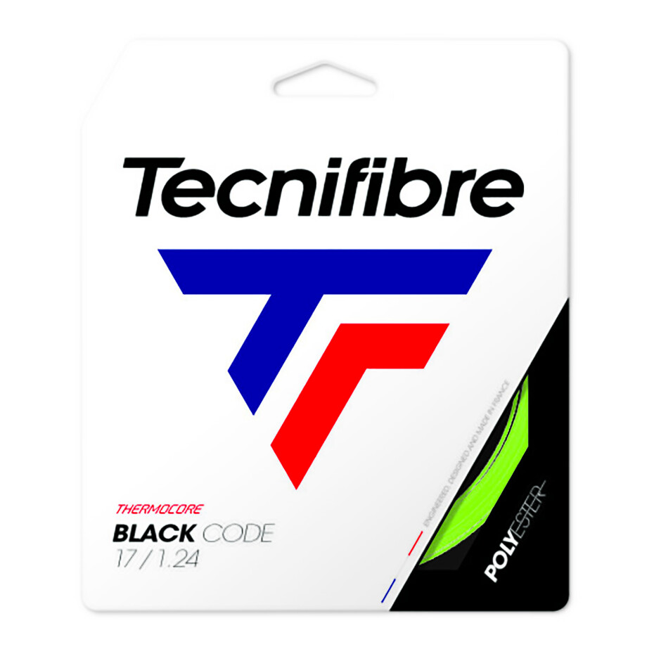 Tenisový výplet Tecnifibre  Black Code Lime (12 m)  1.28 mm - main (0)