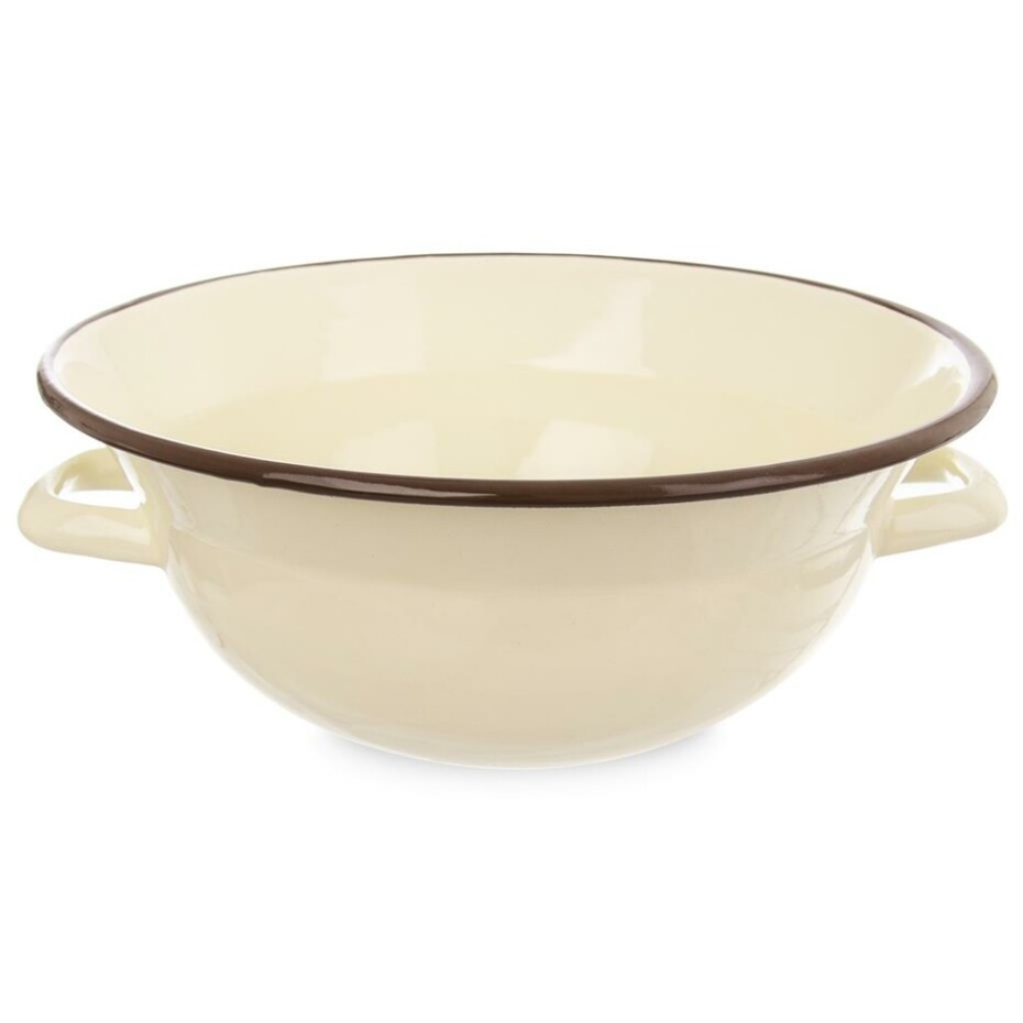 Orion Smaltovaná zadělávací mísa Brown, 26 cm - main (0)