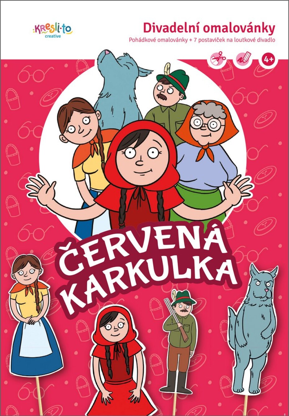 Divadelní omalovánky / Červená Karkulka - Pavla Filip Navrátilová - main (0)
