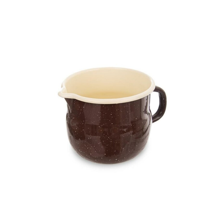 Orion Smaltovaný hrnek Brown BELLY, 12 cm  - main (0)