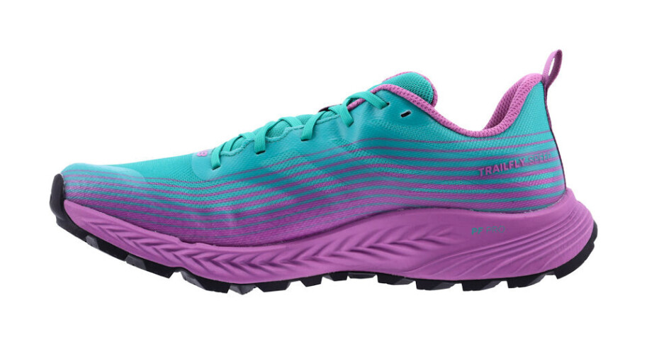 Dámská běžecká obuv Inov-8 Trailfly Speed W (Wide) Aqua/Purple  UK 6 - main (1)