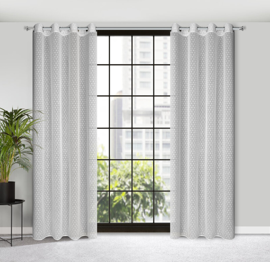 ArtFir Záclona HANIA K | bílá 140 x 250 cm - main (1)