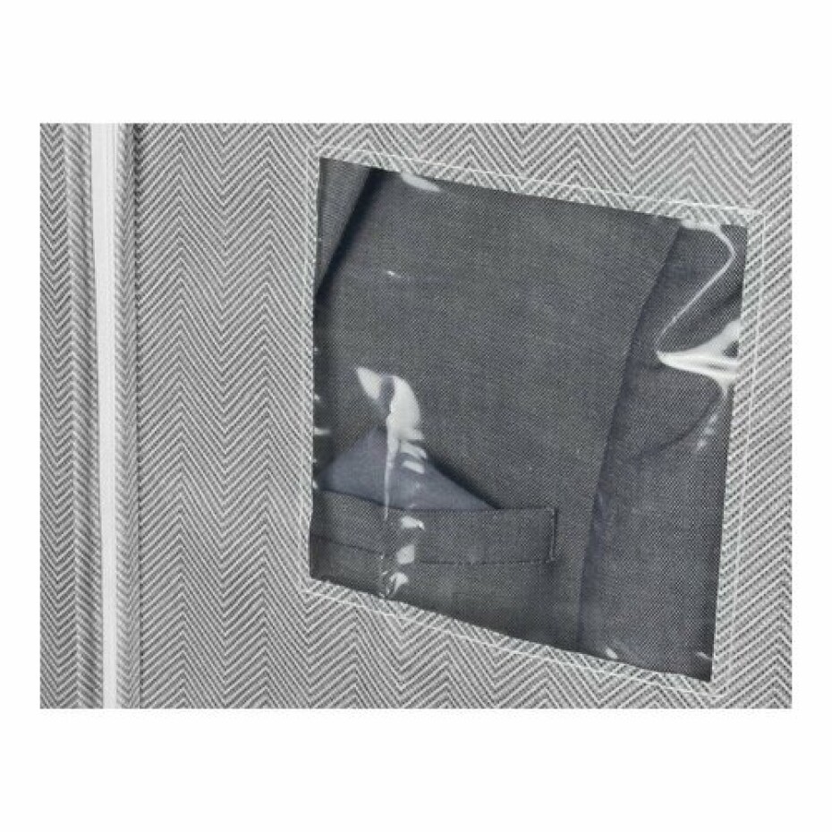 Compactor Obal na obleky a krátké šaty Boston, 60 x 100 cm, šedá, S - main (5)