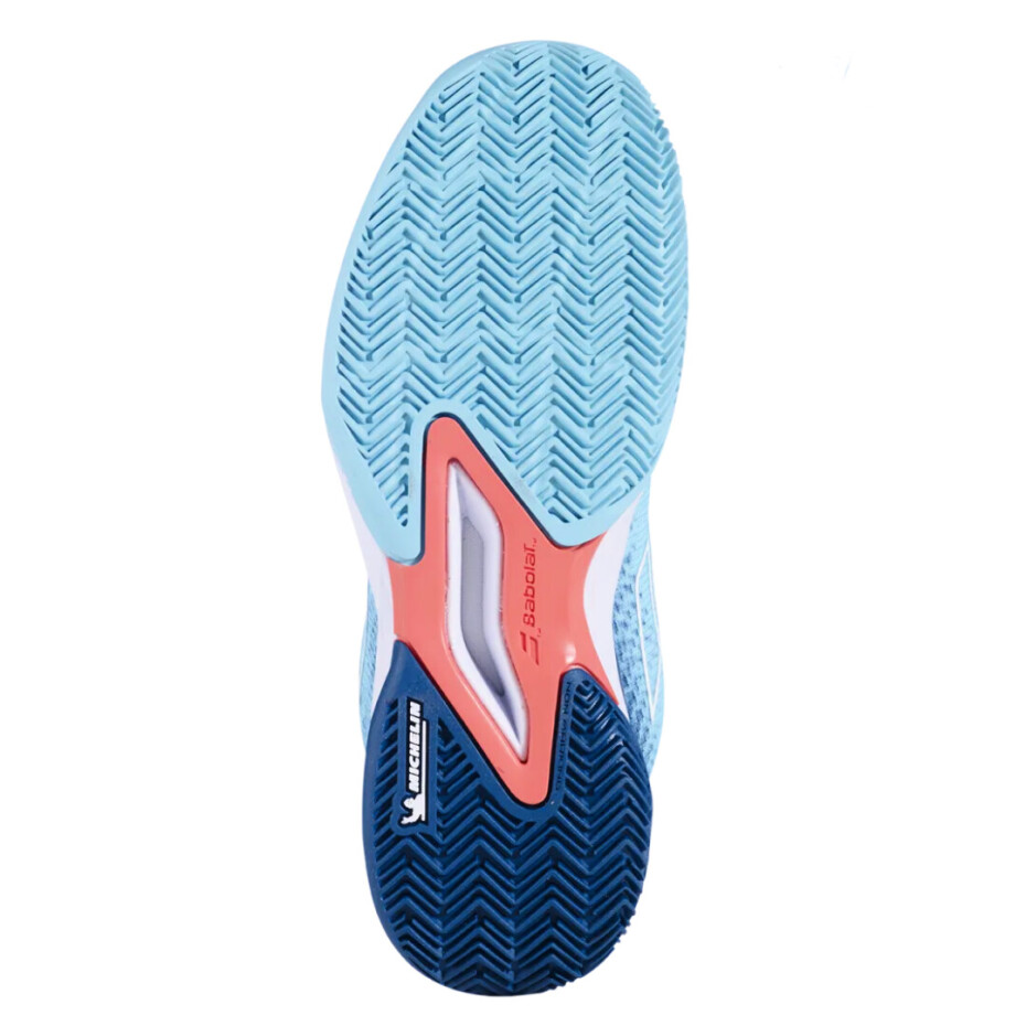 Dětská tenisová obuv Babolat Jet Mach 3 Clay Junior Angel Blue  EUR 38,5 - main (2)