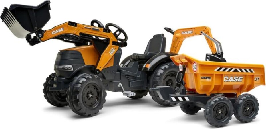 Falk Šlapací traktor 997W Case CE 580 Super N oranžový - main (0)
