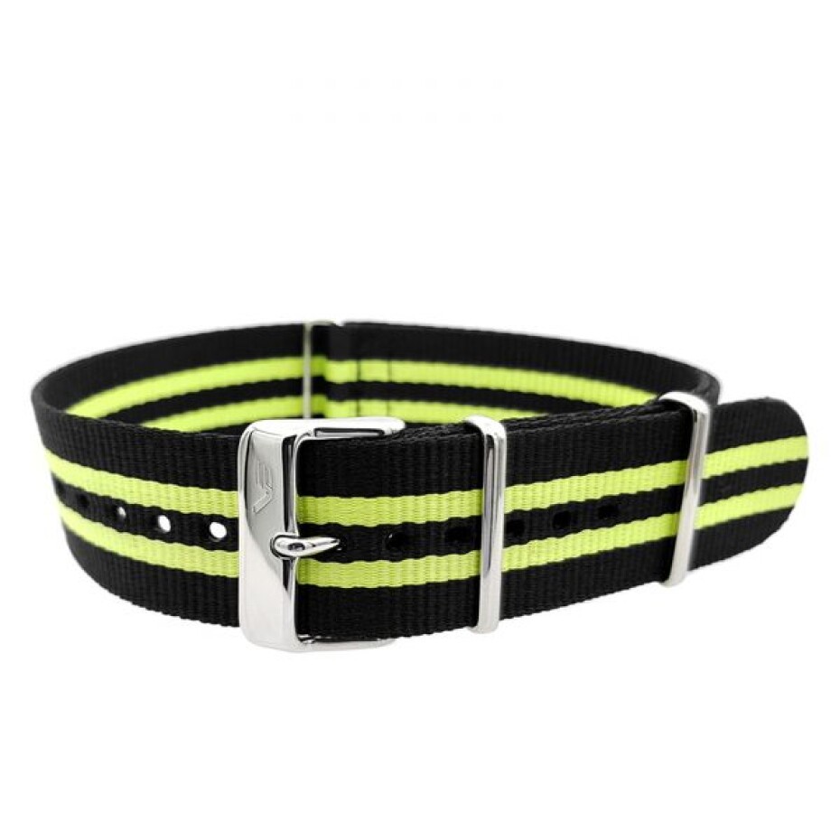 Textilní řemínek Vostok Europe Black/Lime pro Rocket N-1 - main (0)