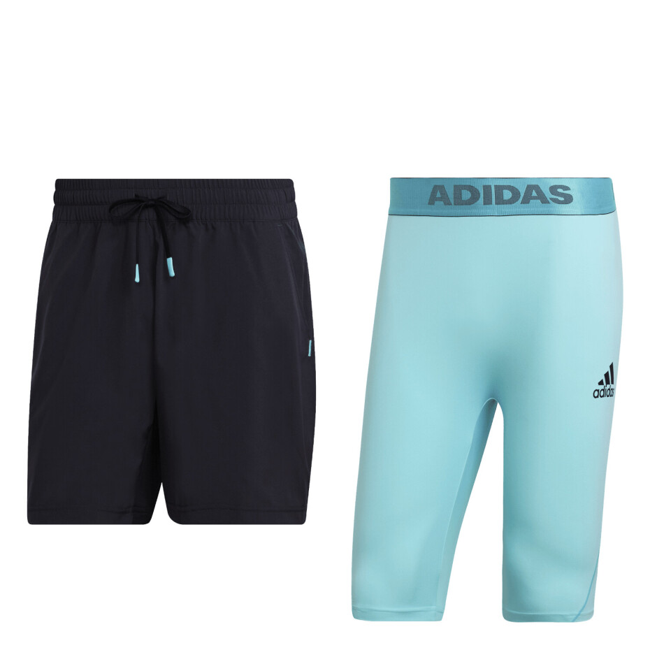 Pánské šortky adidas  Paris 2 in 1 Short Carbon XXL - main (1)