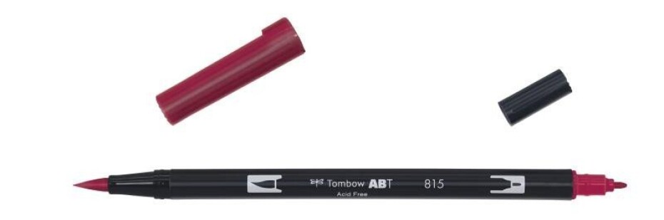 Tombow Oboustranný štětcový fix ABT - cherry - main (0)