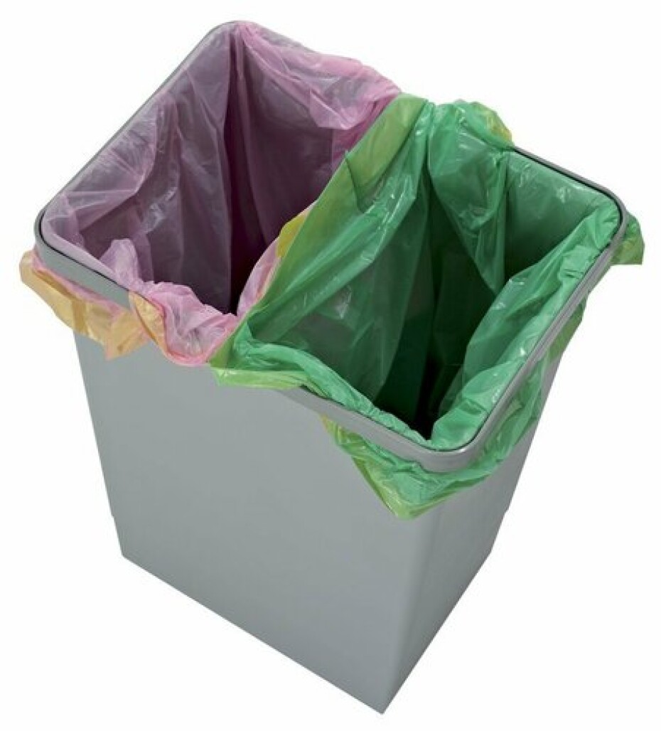 Elletipi Plastový koš s rukojeťmi 10 l, šedá - main (3)