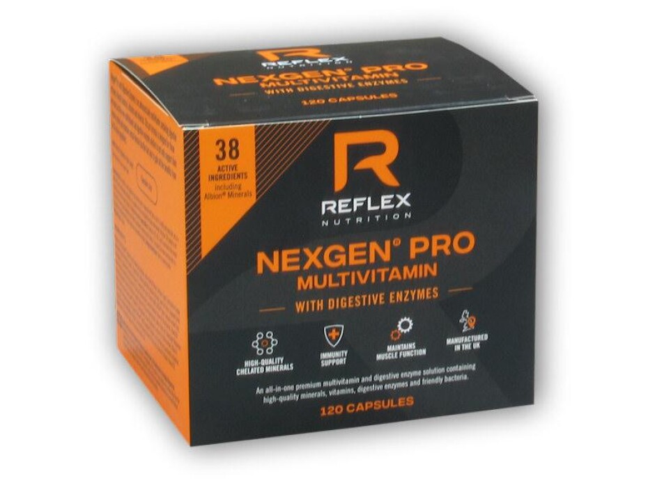 Reflex Nutrition Nexgen Pro + Digestive Enzymes 120 kapslí - main (0)