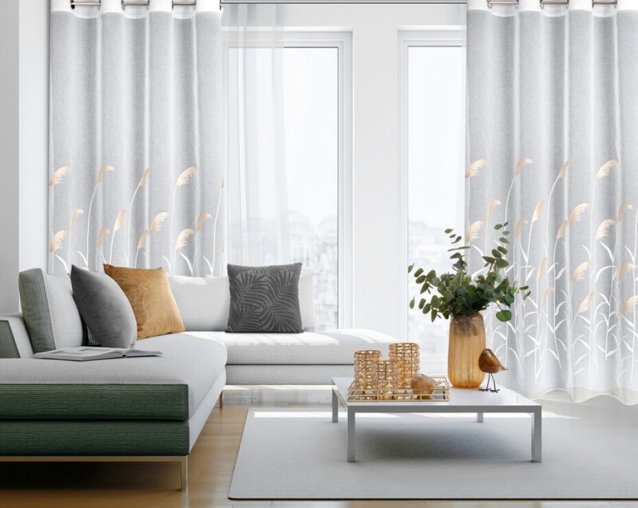 ArtFir Záclona ABBIE K | krémová 140 x 250 cm - main (1)