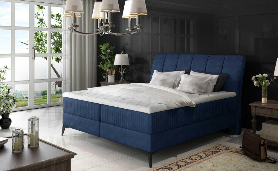 Artelta Manželská postel ADERITO Boxspring | 160 x 200 cm Barva: Paros 5 / Paros 5 - main (6)