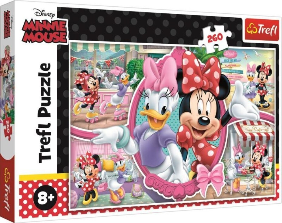 Trefl Puzzle Minnie na nákupech / 260 dílků Panoramatické - main (0)