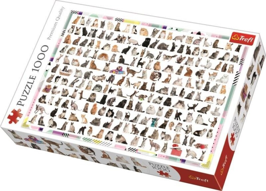 Trefl Puzzle 208 koček / 1000 dílků - main (0)
