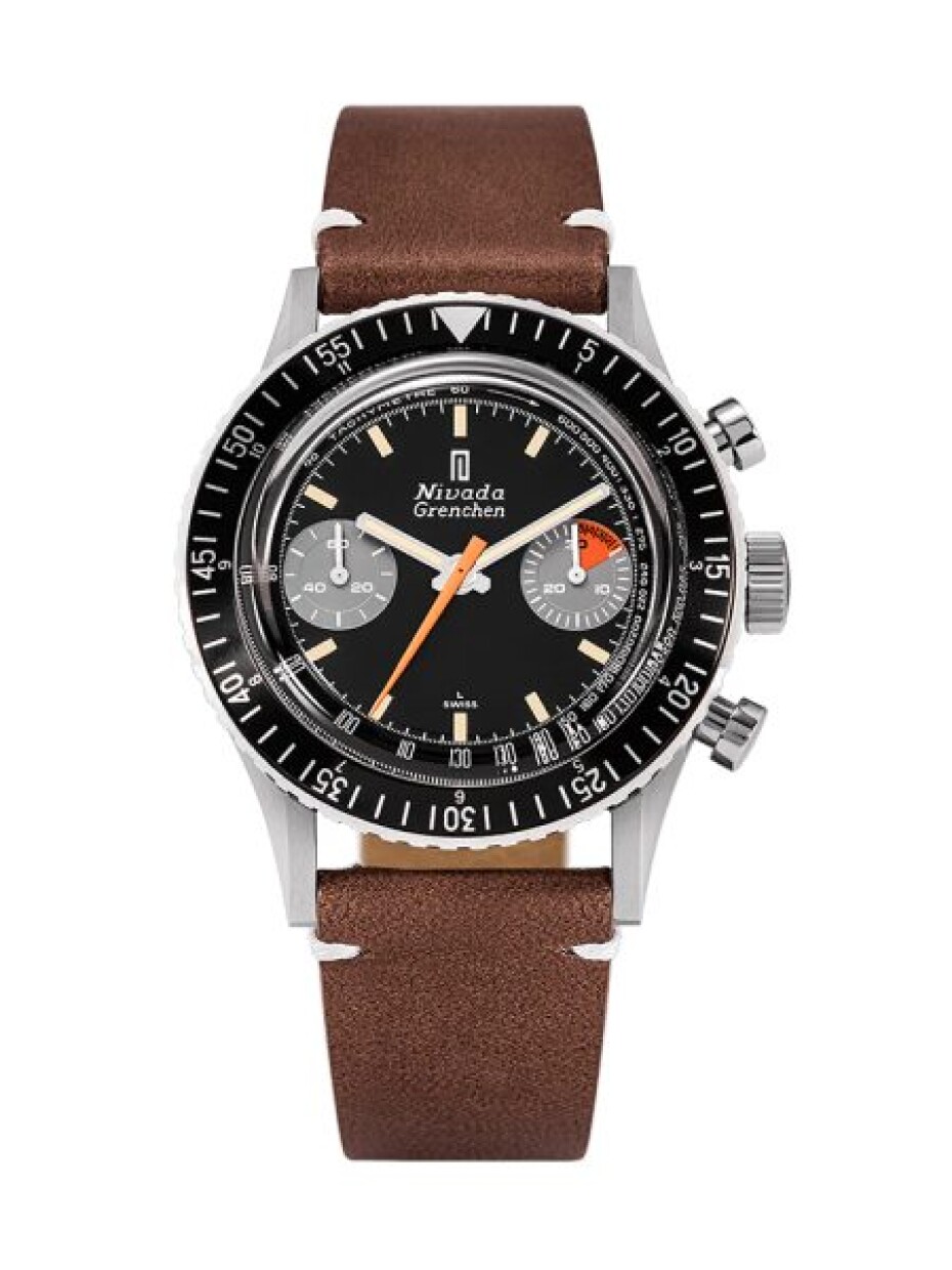 Nivada Grenchen Chronomaster Orange Boy SL Inter. Bezel - Manual - Forstner Beads of Rice - main (4)