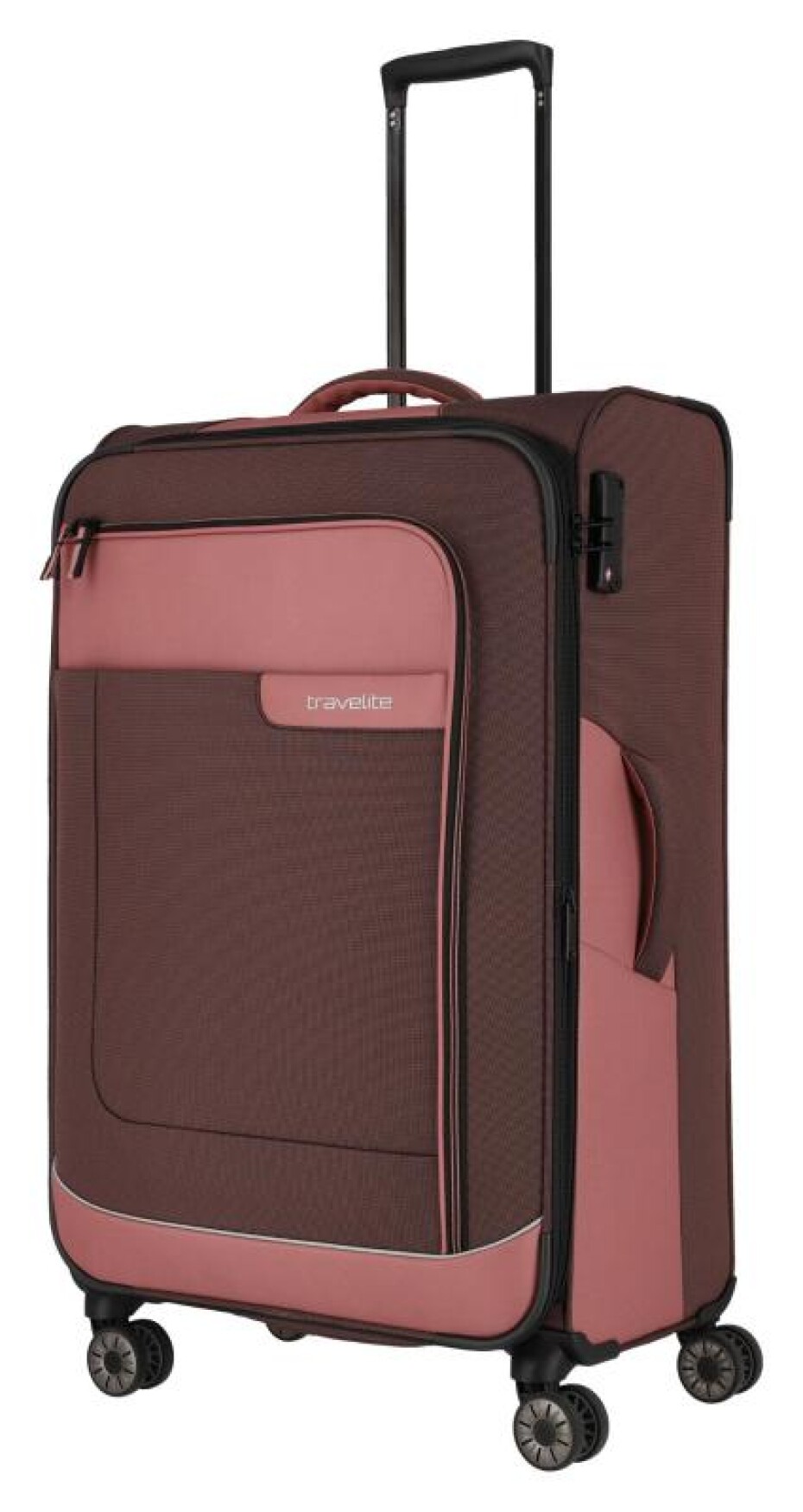 Travelite Viia 4w L Rose kufr - main (0)