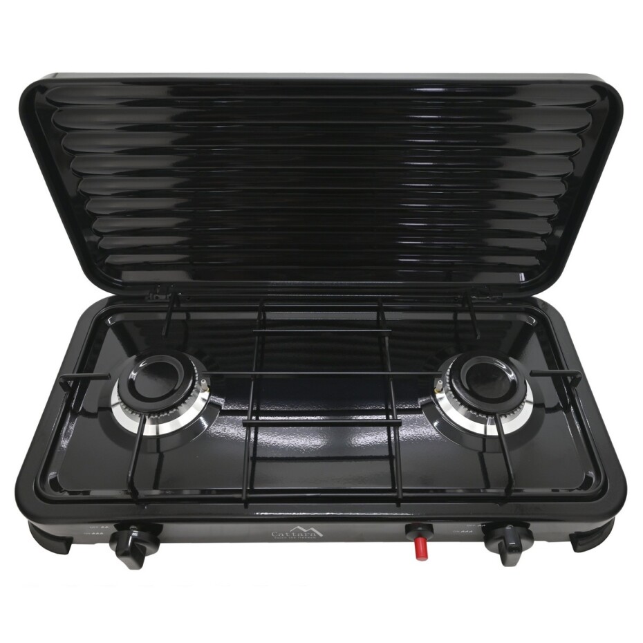 Cattara 13596 Plynový vařič Traveler Family Duo, 58 x 28 x 5,4 cm - main (2)