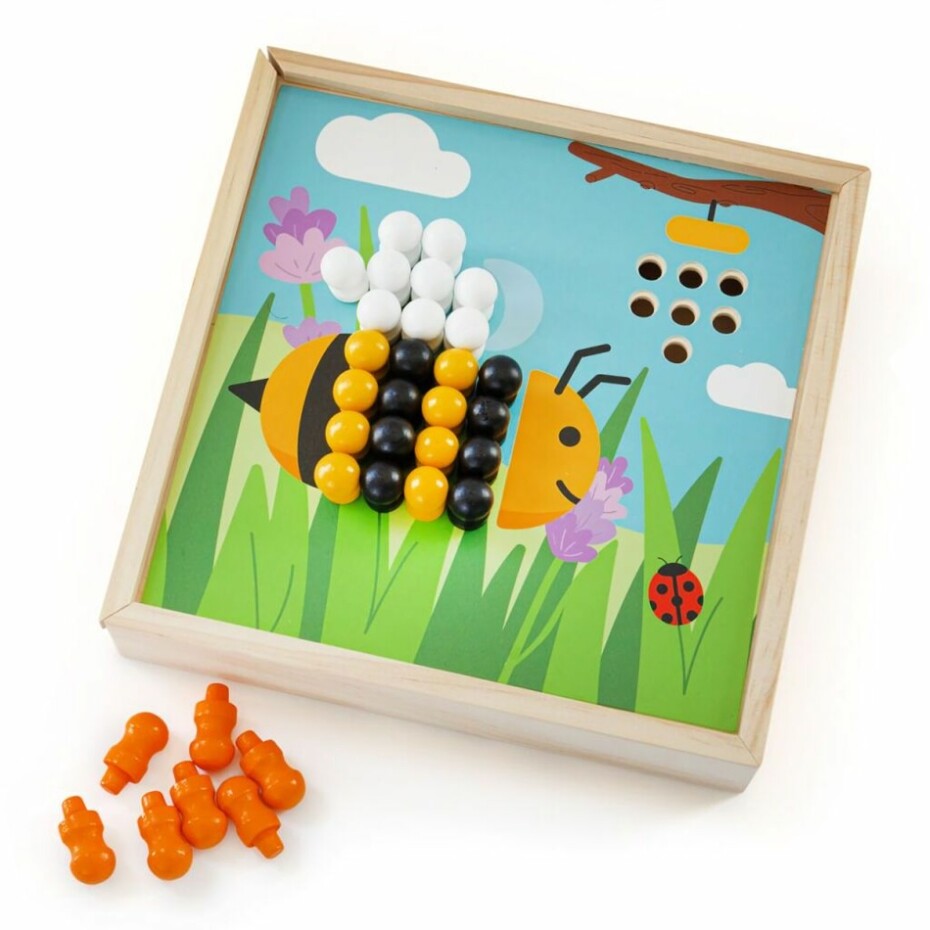 Bigjigs Toys Dřevěná mozaika Zahrádka - main (1)
